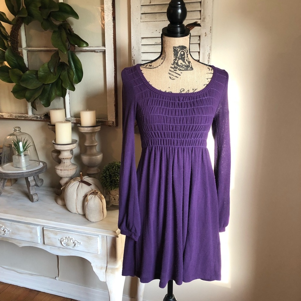 Purple dress in an Empire cut. Size small